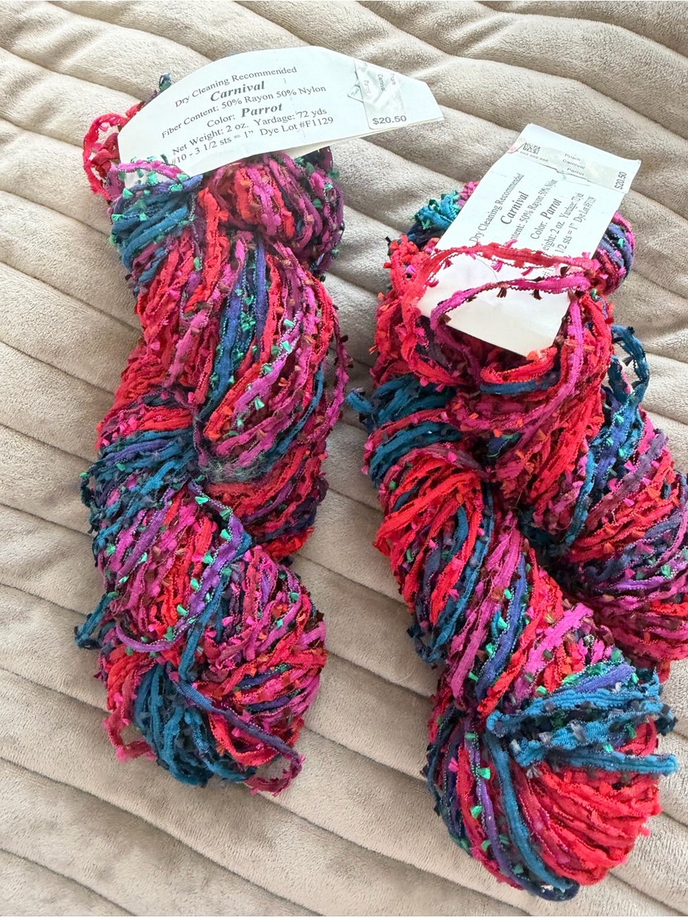 Prism yarn. 2 skeins